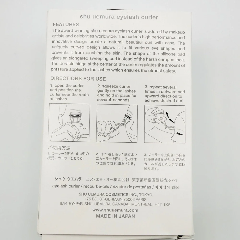 NWT Shu Uemura Eyelash Curler with Silver Finish - Picture 3 of 6